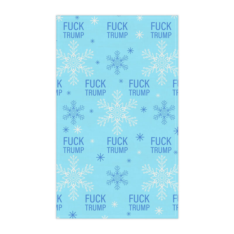 Subtle Trump Snowflake Towel