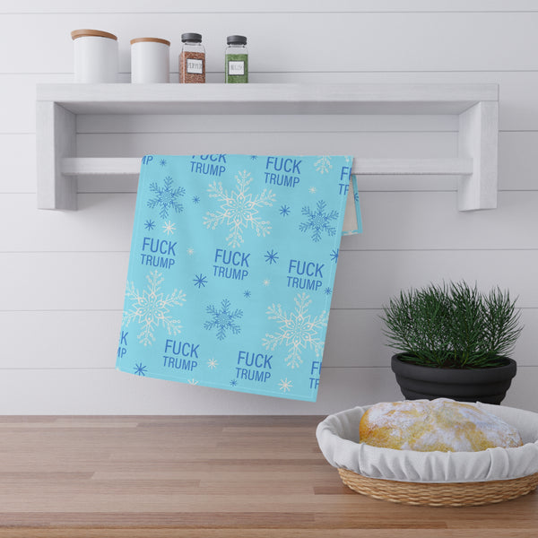 Subtle Trump Snowflake Towel