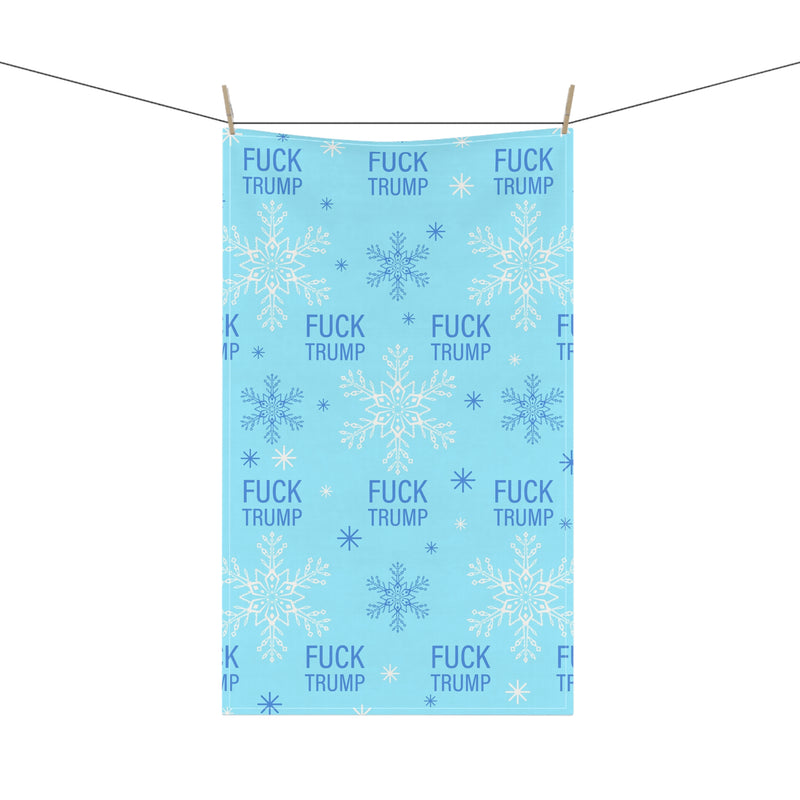 Subtle Trump Snowflake Towel