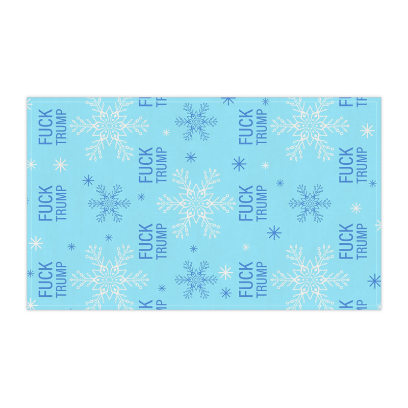 Subtle Trump Snowflake Towel