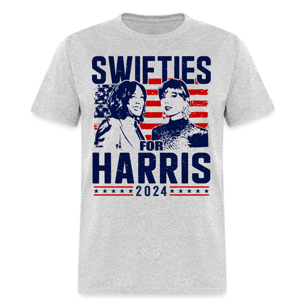 Swifties For Harris 2024 T Shirt - heather gray