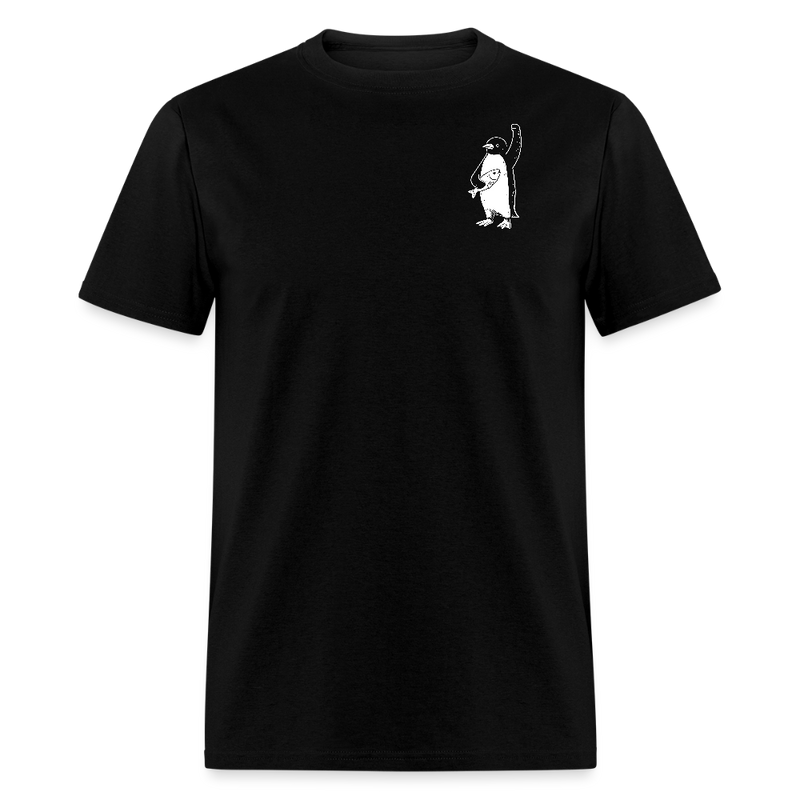 Resist Penguin T Shirt - black