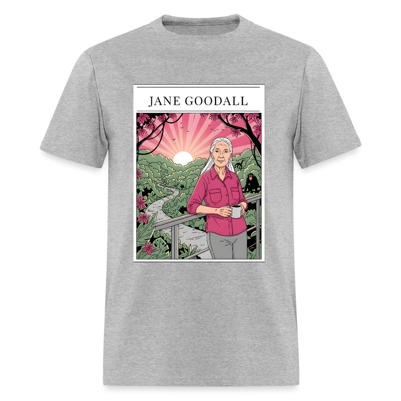RIP Jane Goodall T Shirt - 4 - heather gray
