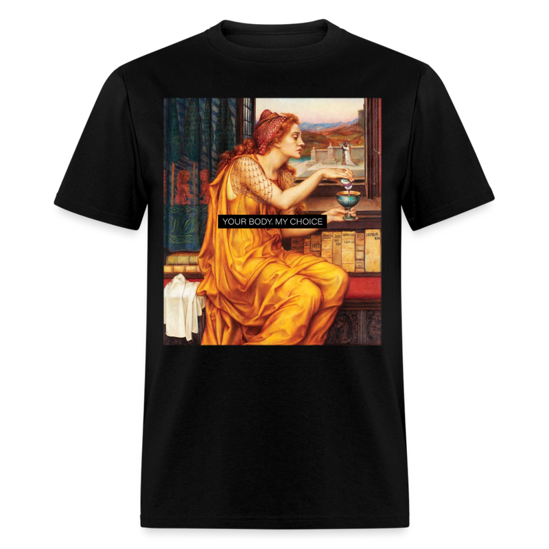 Your Body My Choice T Shirt - black