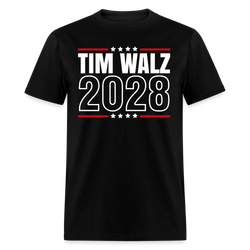 Tim Walz 2028 T Shirt - 2 - black