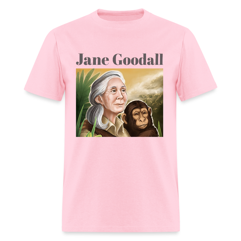 Jane Goodall RIP T Shirt - pink