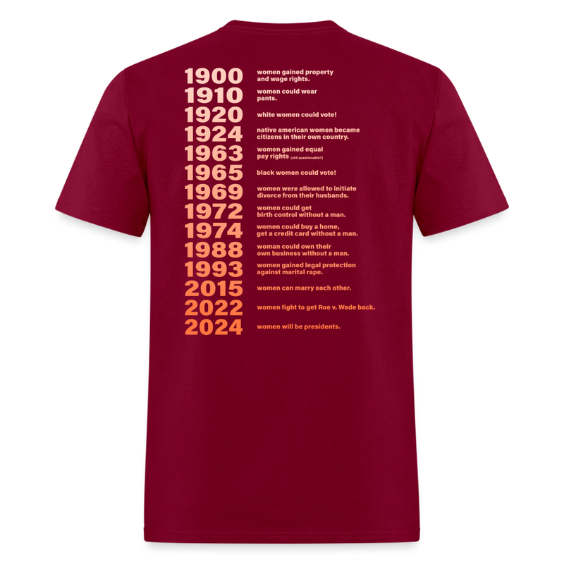 They Didn't Burn Witches T Shirt - burgundy
