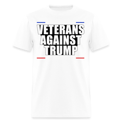 Veterans Againts Trump T Shirt - 5 - white