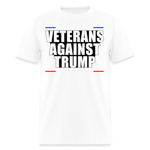 Veterans Againts Trump T Shirt - 5 - white