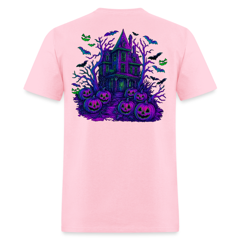 Halloween Bats T Shirt Double Sided - pink