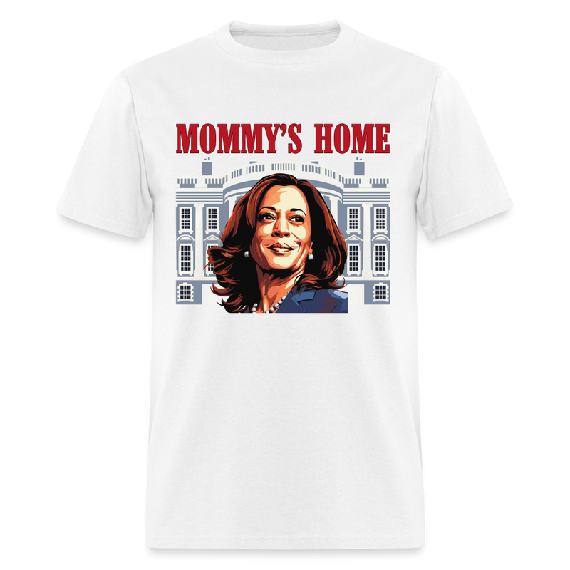 Mommy's Home T Shirt - white
