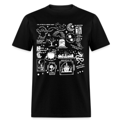Swifties Lyrics T Shirt - black