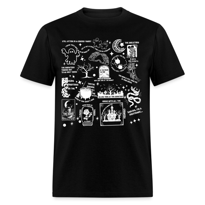 Swifties Lyrics T Shirt - black