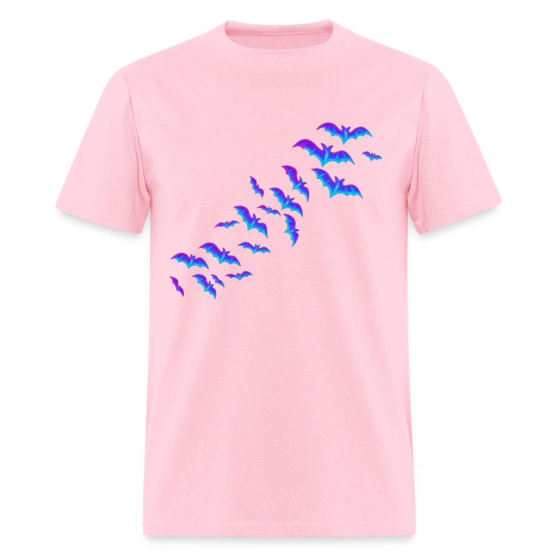 Halloween Bats T Shirt Double Sided - pink