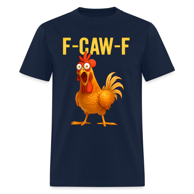 F-Caw-F Chicken T Shirt - navy