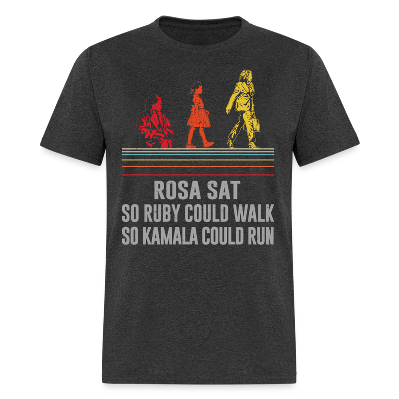 Kamala Could Run T Shirt - heather black