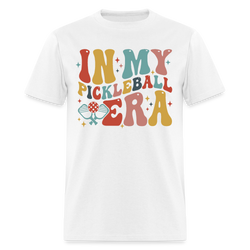 In My Pickleball Era T Shirt - white