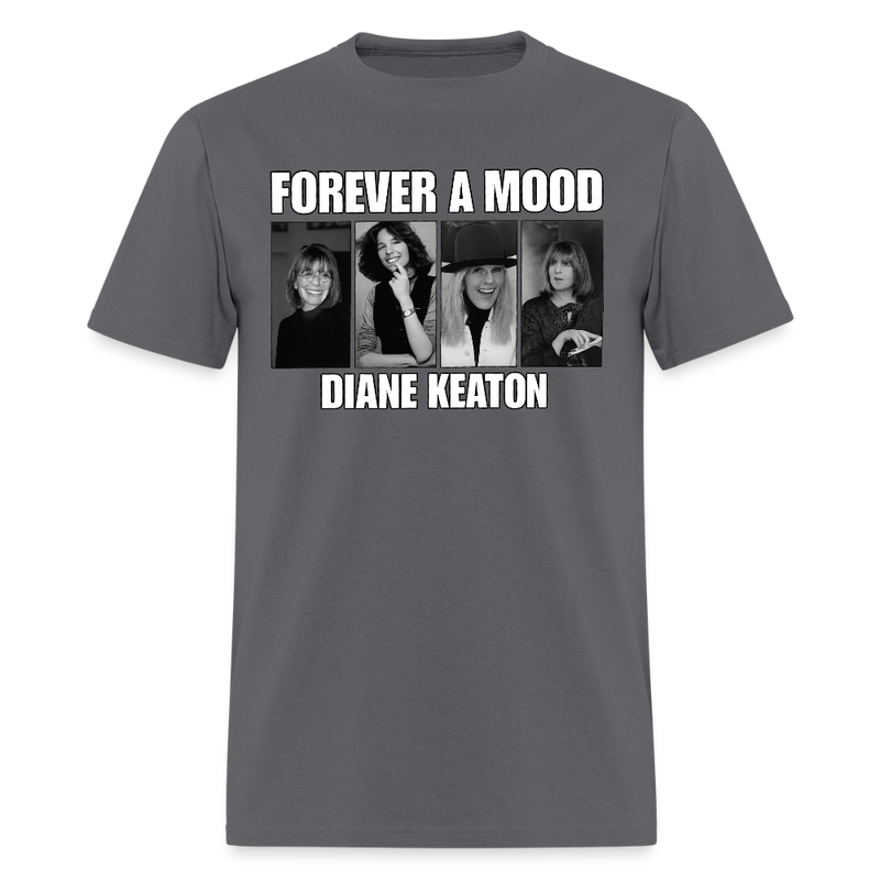 Diane Keaton T Shirt - 5 - charcoal