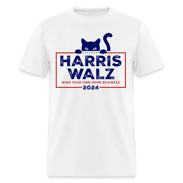 Mind Your Own Business T Shirt - white