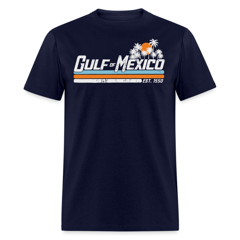 Gulf of Mexico Est. 1550 T Shirt - 9 - navy
