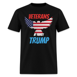 Veterans Againts Trump T Shirt - black