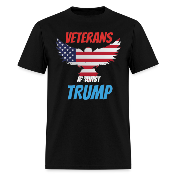 Veterans Againts Trump T Shirt - black