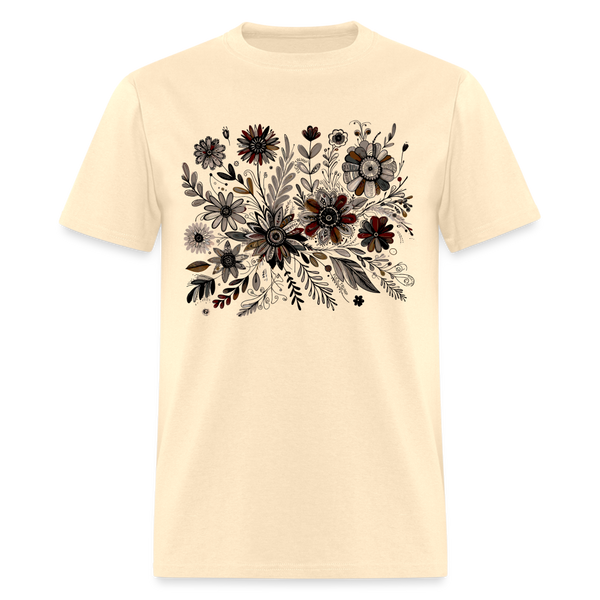 Boho Floral Shirt Anti Trump T Shirt - natural