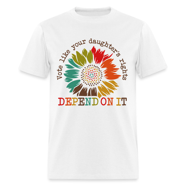 Vote Like Your Granddaughter’s Rights T Shirt - white