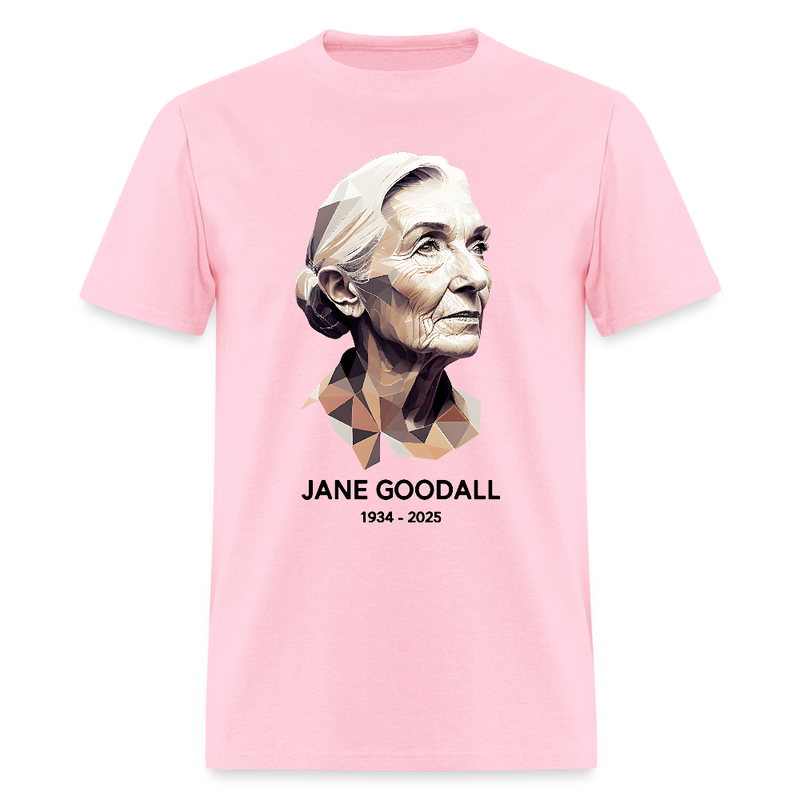 Jane Goodall 1934-2025 T Shirt - pink