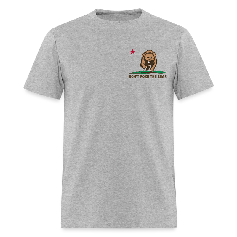 Don't Poke the Bear T Shirt - heather gray