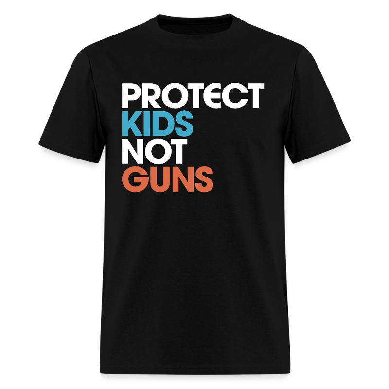 Protect Kids Not Guns T Shirt - black