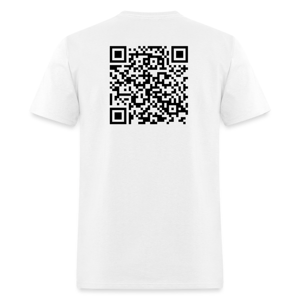 Have I Not Commanded You QR Code T Shirt - white