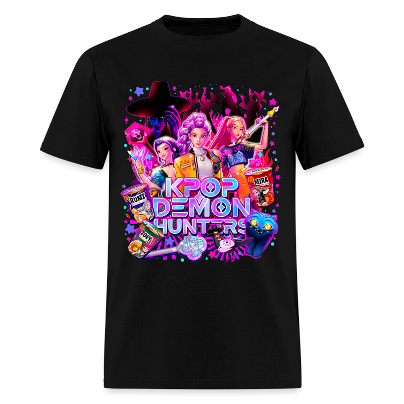 Kpop Demon Hunters Halloween T Shirt - black