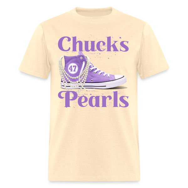 Chucks & Pearls 47 T Shirt - natural