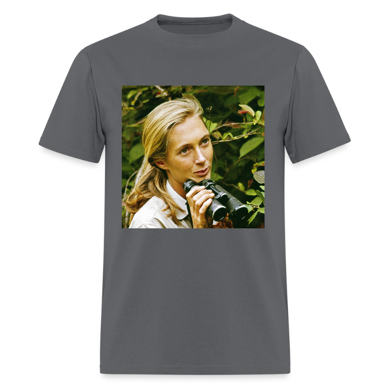 RIP Jane Goodall T Shirt - charcoal