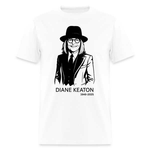 Diane Keaton T Shirt - 8 - white