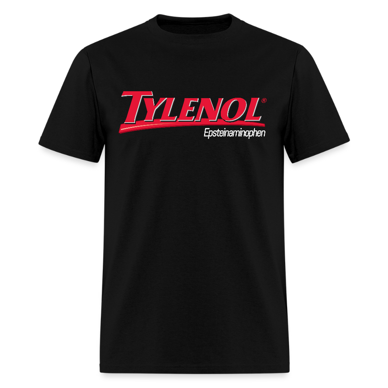 Tylenol Epsteinaminophen Black T Shirt - black