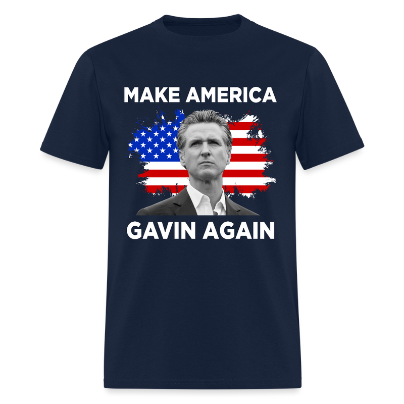 Make America Gavin Again T Shirt - navy