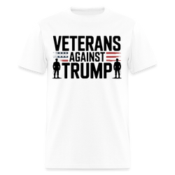 Veterans Againts Trump T Shirt - 12 - white