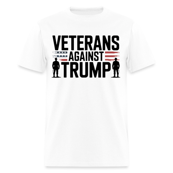 Veterans Againts Trump T Shirt - 12 - white