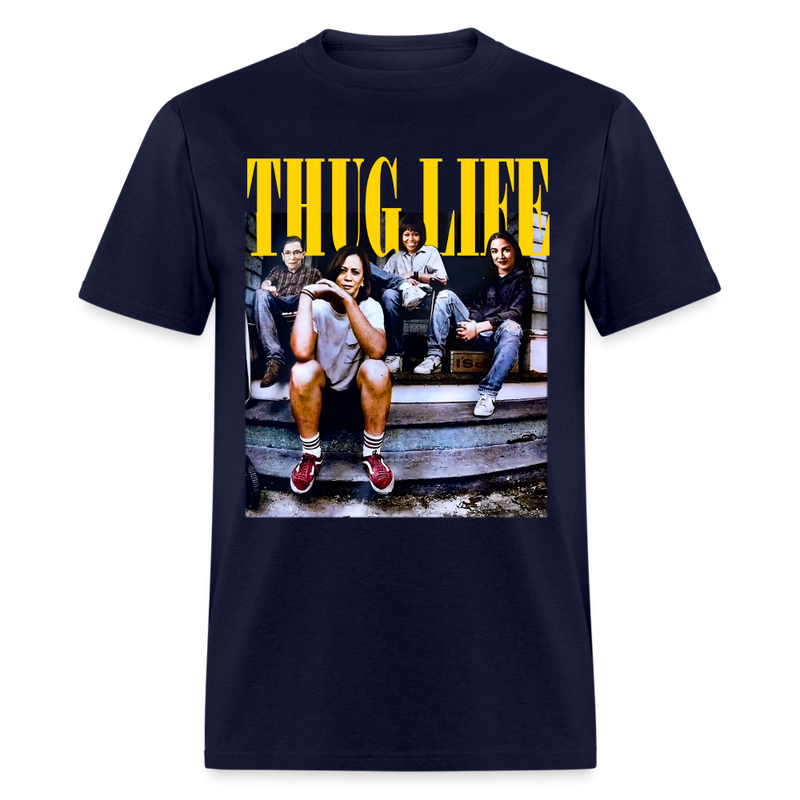Thug Life T Shirt - navy