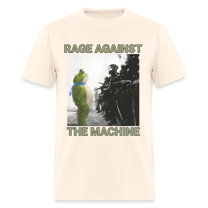Rage Against The Machine Portland Frog T Shirt - natural