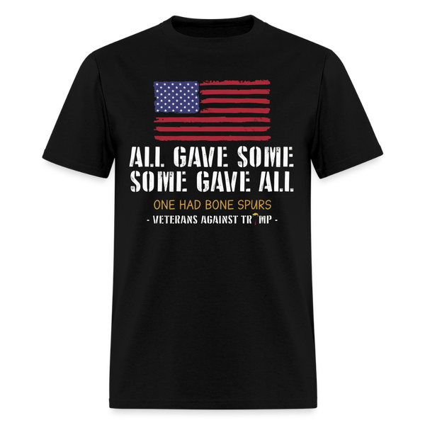 All Gave Some Veterans Against Trump T Shirt - 3 - black