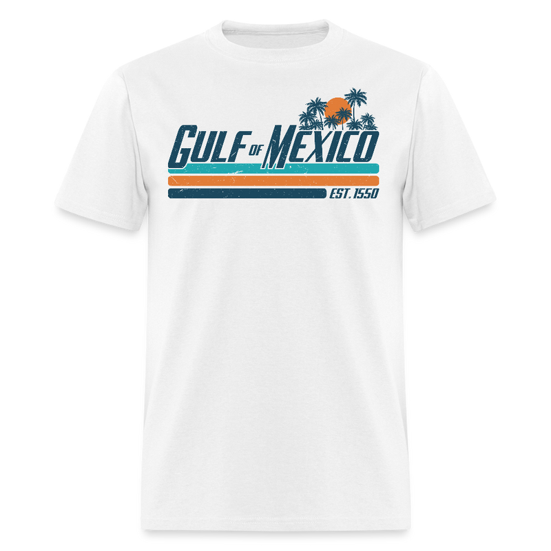 Gulf of Mexico Est. 1550 T Shirt - 5 - white