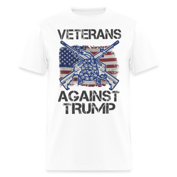 Veterans Againts Trump T Shirt - 11 - white