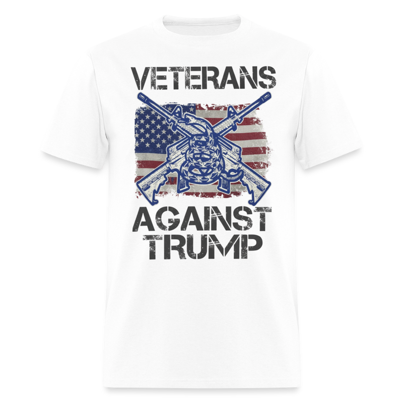 Veterans Againts Trump T Shirt - 11 - white