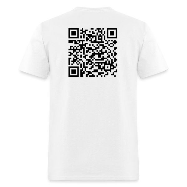 Psalm Verse QR Code T Shirt - white