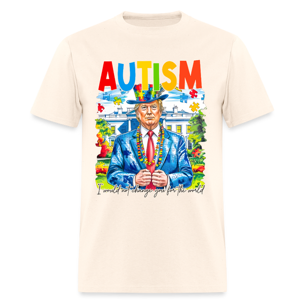Trump Autism T Shirt - natural