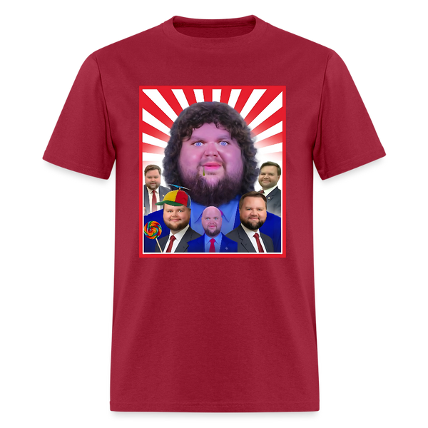Baby JD Vance Meme T Shirt - dark red