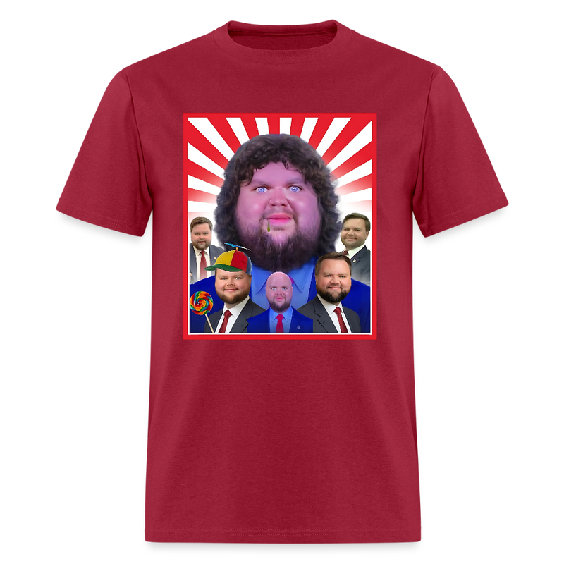 Baby JD Vance Meme T Shirt - dark red